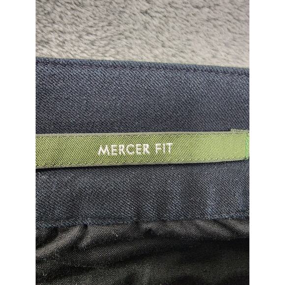 Eddie Bauer Mercer Fit Stretch Cotton Trouser Pants Size 14 Black Office Career - Picture 4 of 12